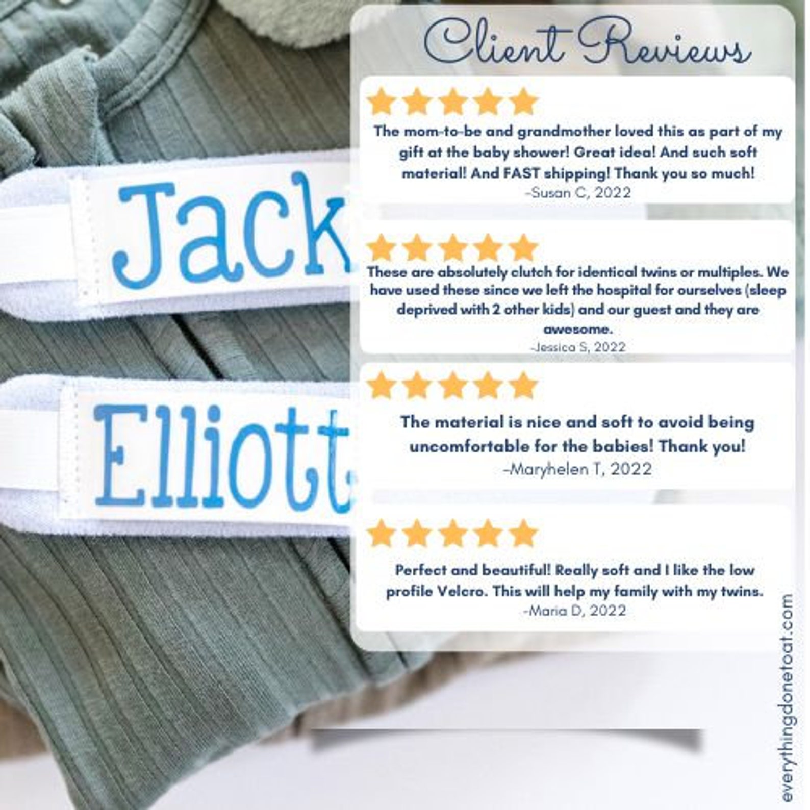 Baby ID Foam Bracelet for Twins Triplets and All Multiples Etsy