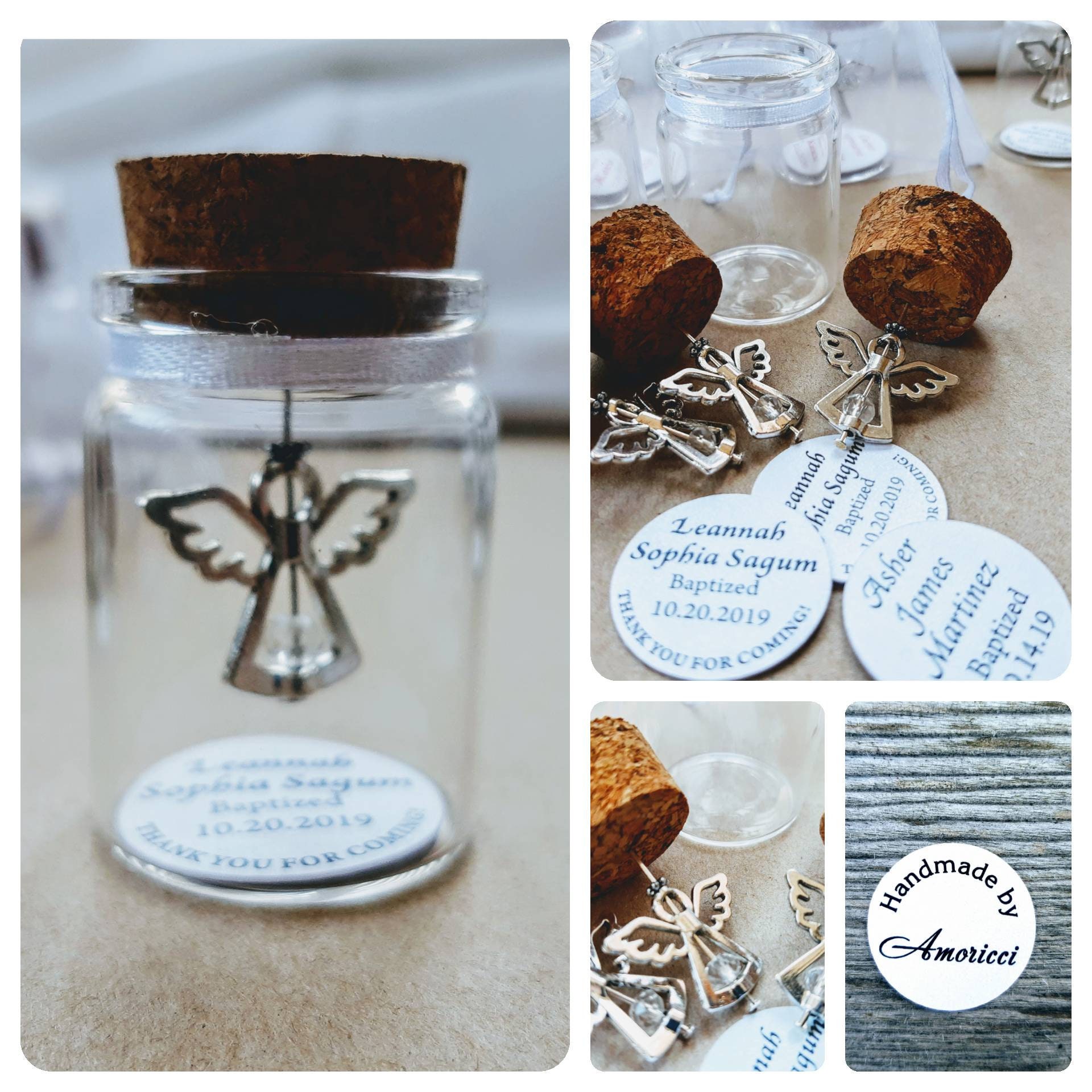 20 Angel Bookmarks Baptism Communion Christening favors 20 Angel Bookmarks Baptism Communion Christening favors