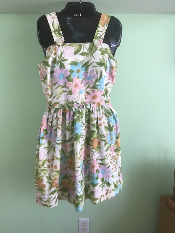 Vintage floral summer dress