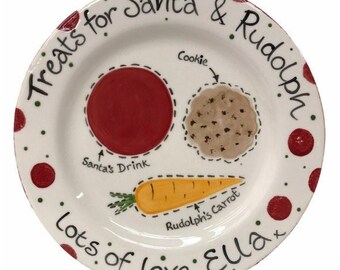 Personalised Christmas Treat Plate