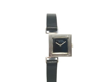 1970s Vintage Christian Bernard Asymmetric Square Watch