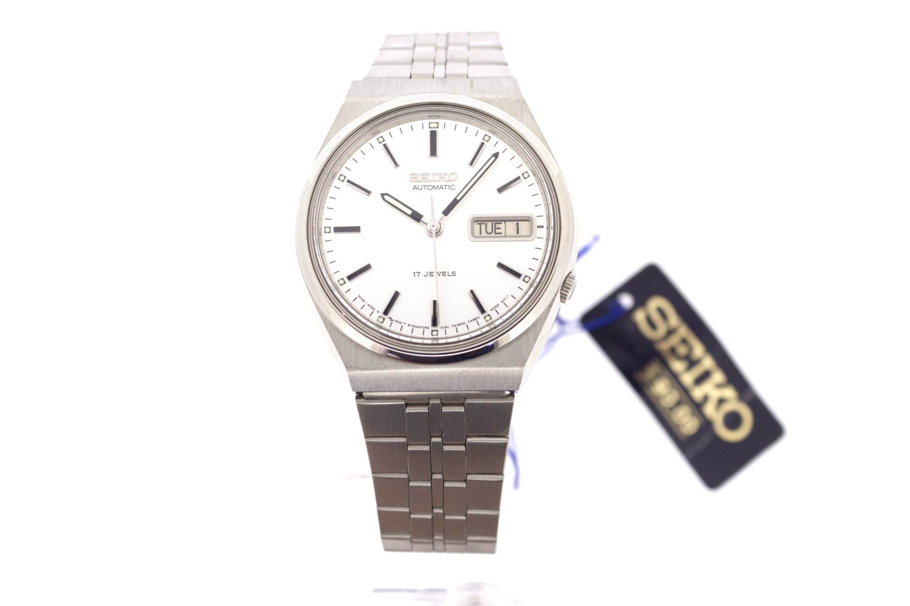 1989 Vintage Seiko Mens Automatic Watch 7009 3159 - Etsy