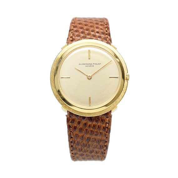 1970s Audemars Piguet Manual Wind 18K Gold Dress Watch Etsy