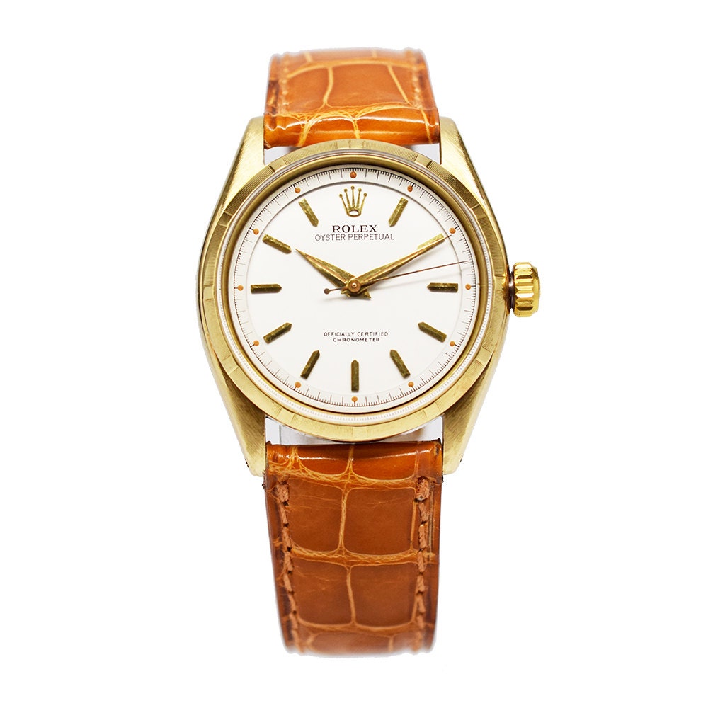 1956 Rolex 14K Gold Oyster Watch Rare Reference 6585 | Etsy Australia