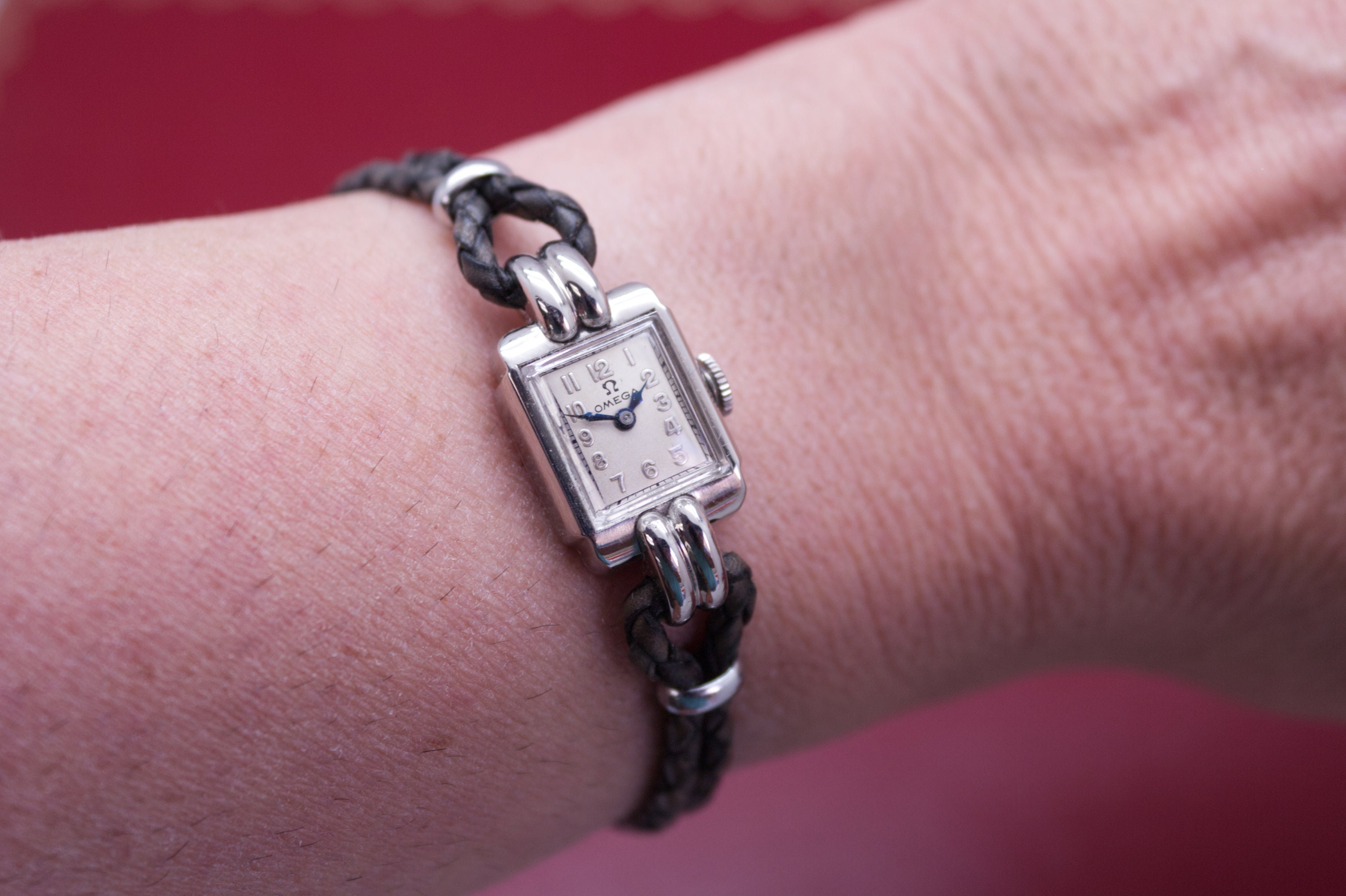 Genuine Omega lug width 8mm SS belt ladies vintage bracelet