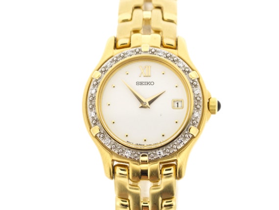 1998 Vintage Seiko Ladies Watch 7N89 0449 Etsy Canada