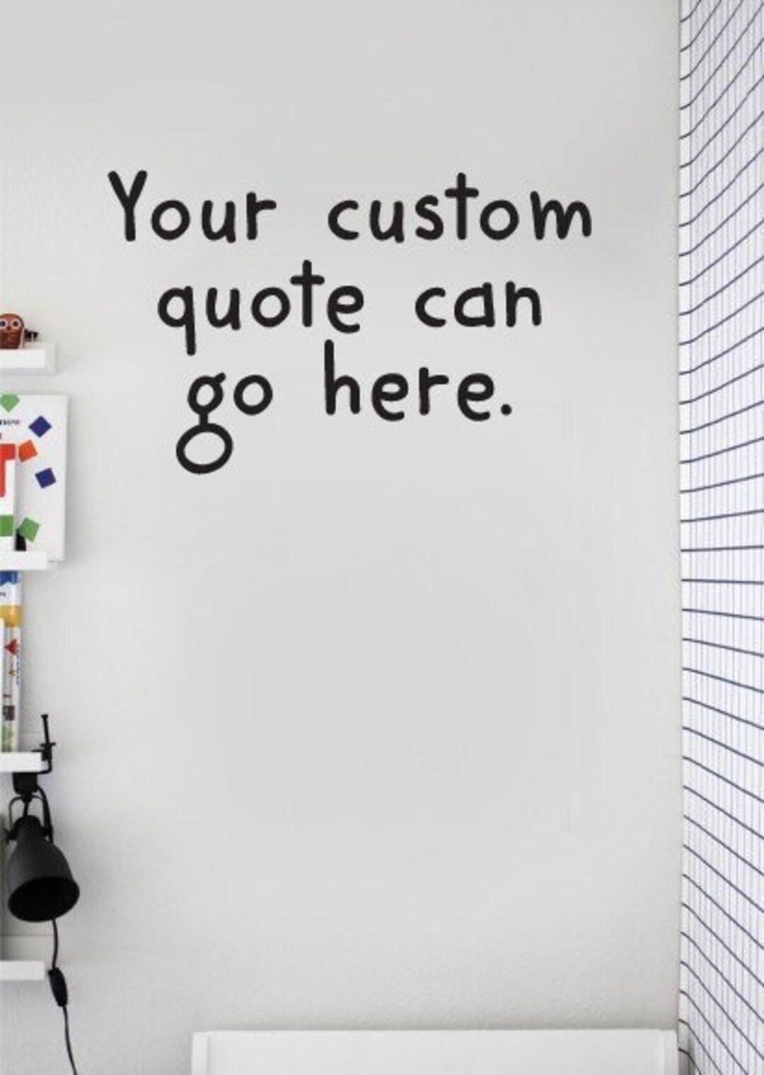 Custom Wall Decal Custom Wall Vinyl Custom Lettering Create Etsy