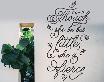 inspirational quote, wall decal, vinyl decal, vinyl lettering, typography decal, wall mounted sticker, vinyl quote, vinyl wall art