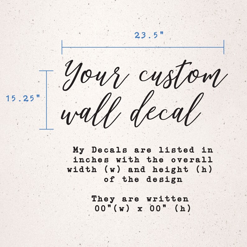 Custom Wall Decal Quote Custom Name Vinyl Art Custom Etsy