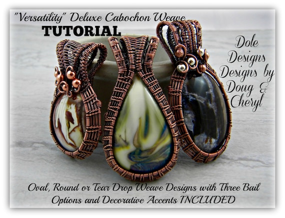 Wire weaving cabochon best sale tutorial