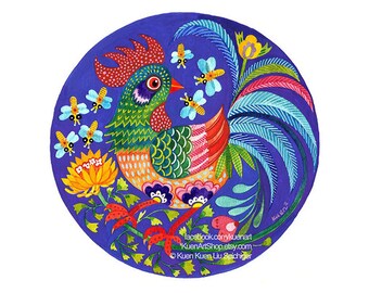 Chinese Zodics: Rooster, Dog, & Rabbit