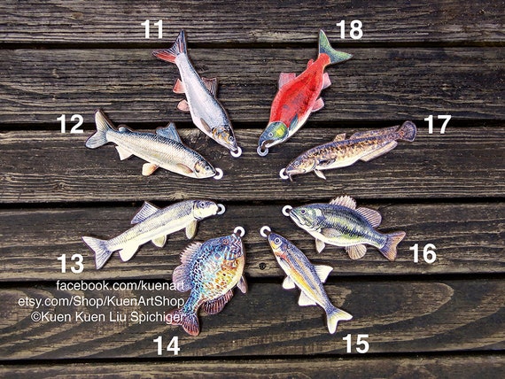 Felt Fish for Magnetic Fishing Game, Fabric Fish Christmas Ornaments Decor,  Trout, Freshwater Fish, Felt Fish -  Canada