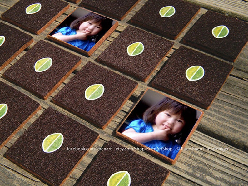 Personalized Photo Matching Game, Memory Match Game, Custom Birthday Graduation Christmas Valentine's Picture Gift, Felt Fabric Toy Puzzle, image 2