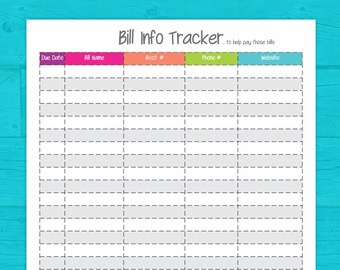 new monthly pay list paycheck expense worksheet etsy debt snowball sheet