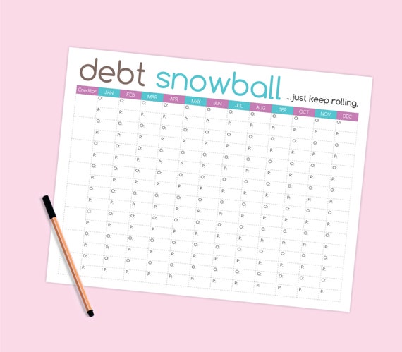 How To Make A Debt Snowball Chart