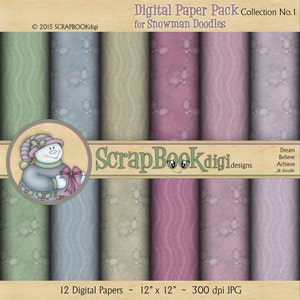 Digital Christmas Paper, Digi Papers, Printable Papers, Digi Kits, High Resolution & INSTANT DOWNLOAD ‘Digital Paper Pack ~ Collection No.1’