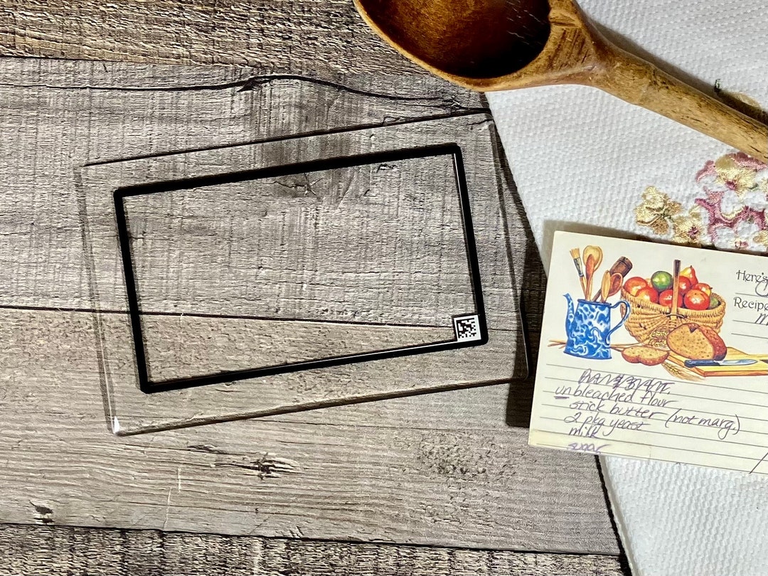 Rocketbook Cloud Card Overlay With Embedded QR Code for Scanning, Easily Preserve Info on Paper