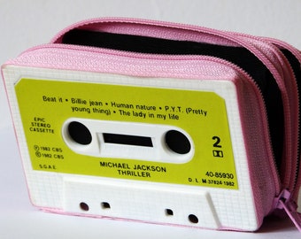 Cassette tape wallets (two compartments)