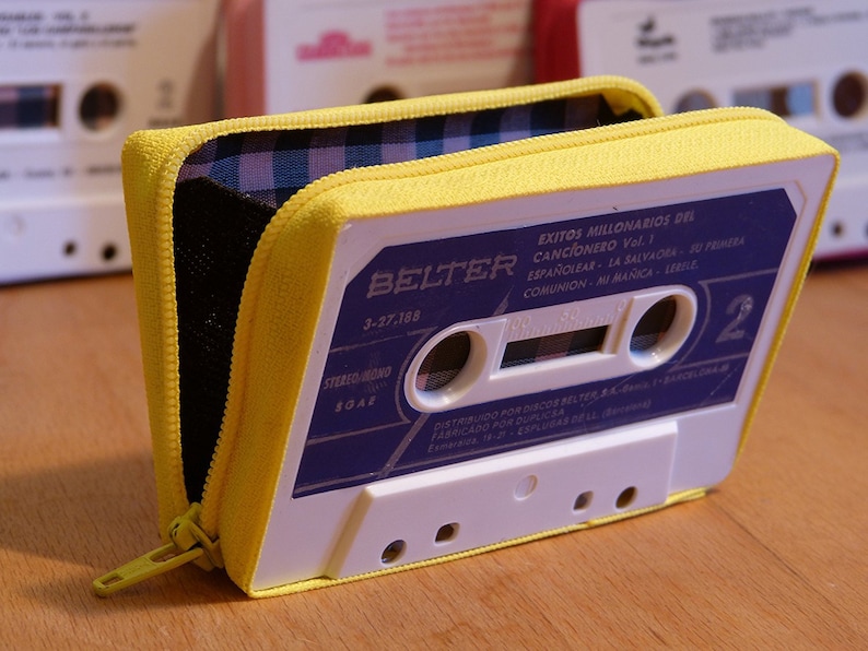 Cassette tape wallets Etsy