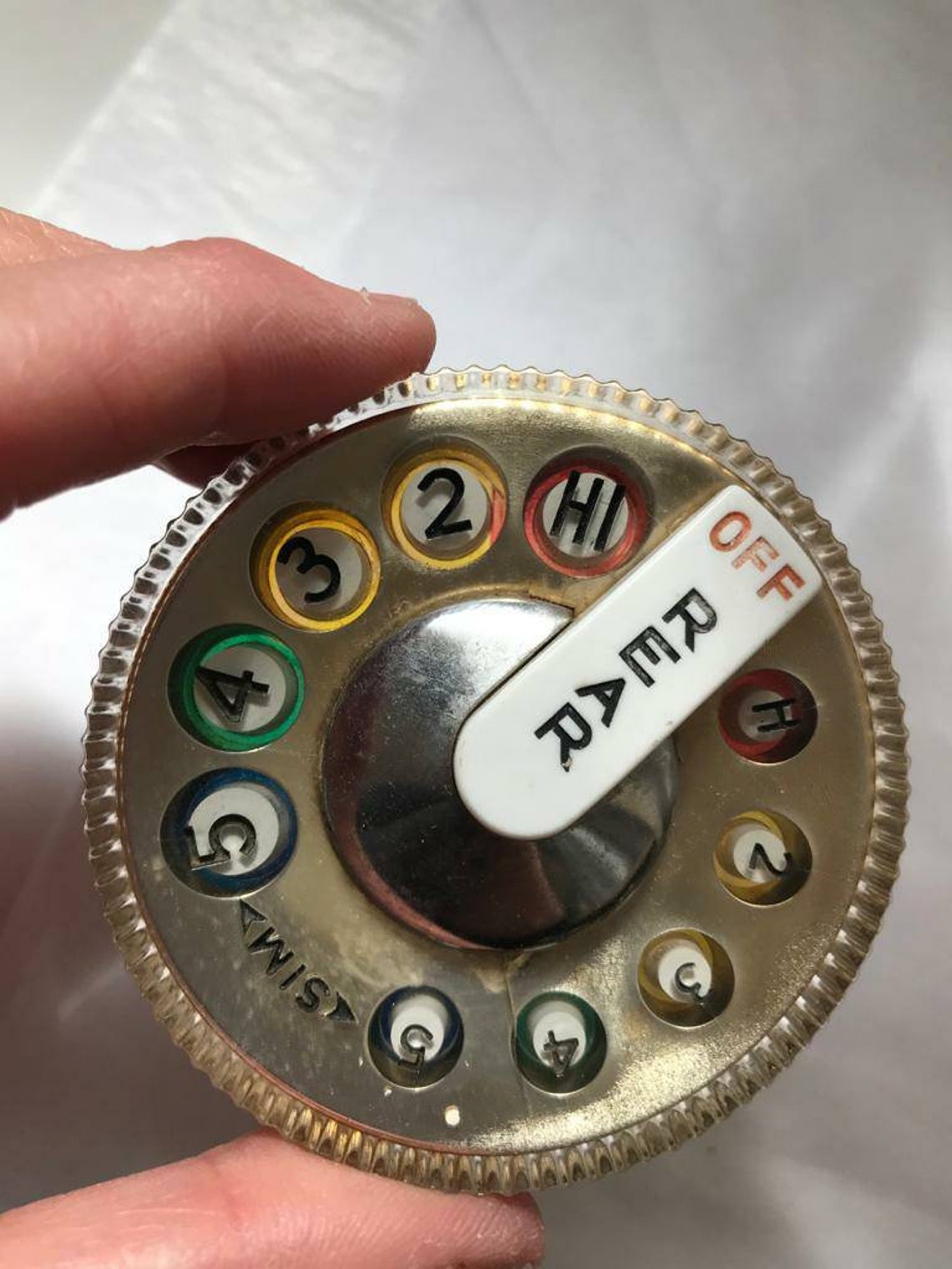 Vintage Stove/Range Dials with Red/Blue/Yellow/Green Numbers Etsy