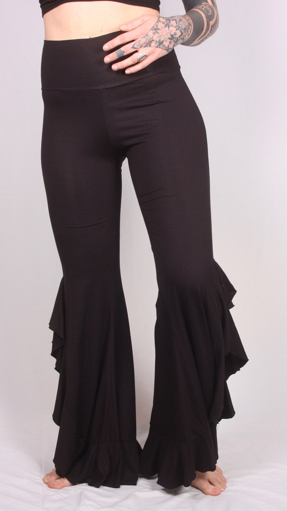 Long Ruffle Pants long Pants bell Bottoms mermaid Pants flamenco Pants Etsy