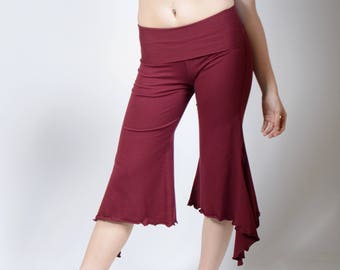Leesah Capri Pants: Comfortable High Waisted Festival Style