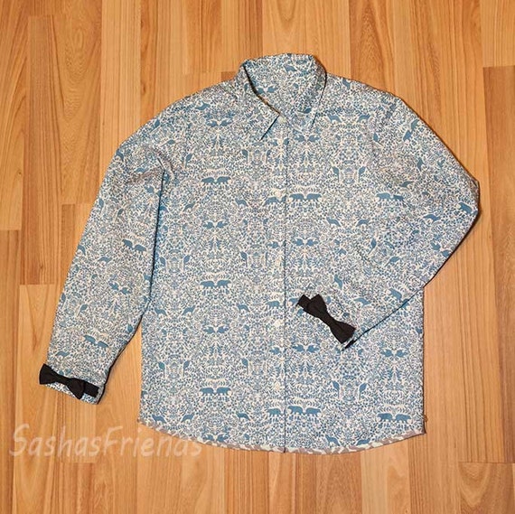 Girls shirt long sleeve shirt classic shirt blue shirt Etsy