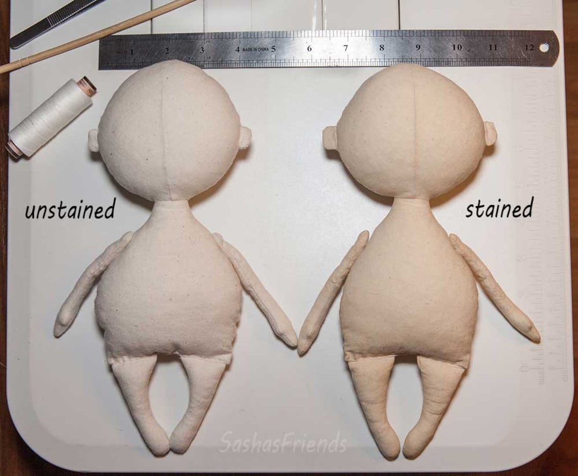 Cloth Doll Body, Rag Doll Body, Body for Crafting, Cloth Doll Body for