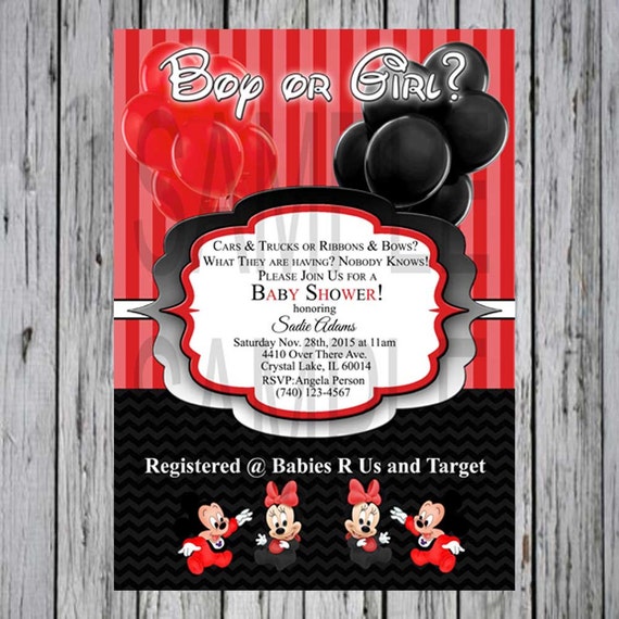 mickey and minnie baby shower