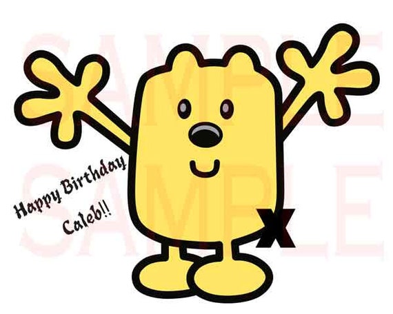 Personalized Wow Wow Wubbzy Birthday T-Shirt Gift