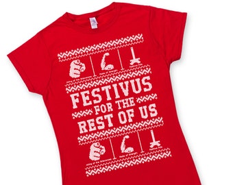 Womens Ugly Festivus Sweater T Shirt