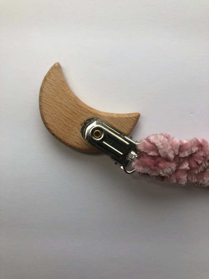 Moon Pacifier Clip for Baby Girl Baby Shower Gifts
