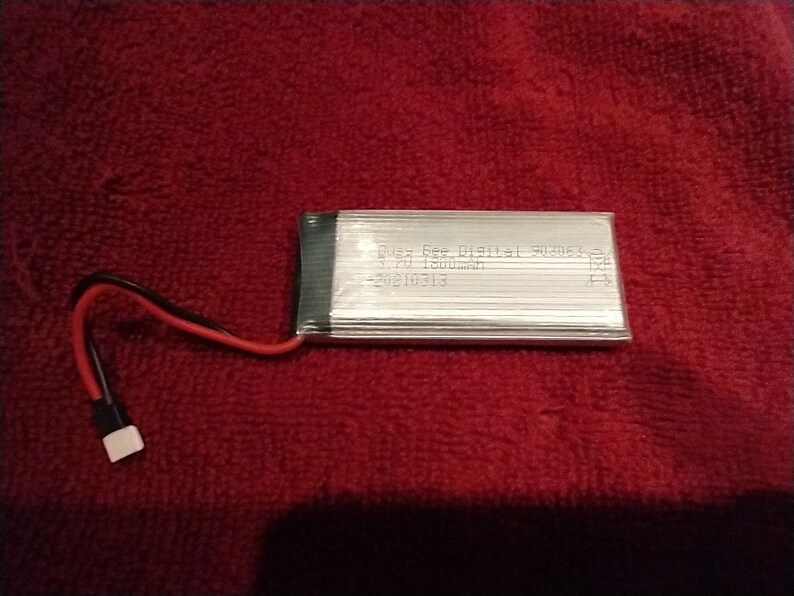 Drone Battery Rechargeable Lipo Battery, 3.7V 1800mah 25C for Drones, Quadcopters, DIY