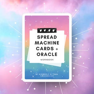 Das Orakel-Arbeitsbuch des Spread Crafter | Deck Begleiter | Verbreiten Crafting Worksheets, Lesejournal & Ritual Seiten | Digitaler Download