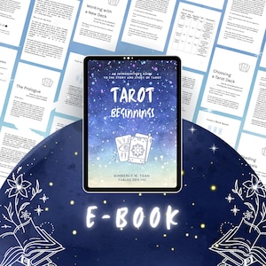débuts du tarot : un guide d'introduction à l'histoire et à l'étude du tarot | Guide basé sur une histoire sur les systèmes de tarot + symboles de décodage | Référence