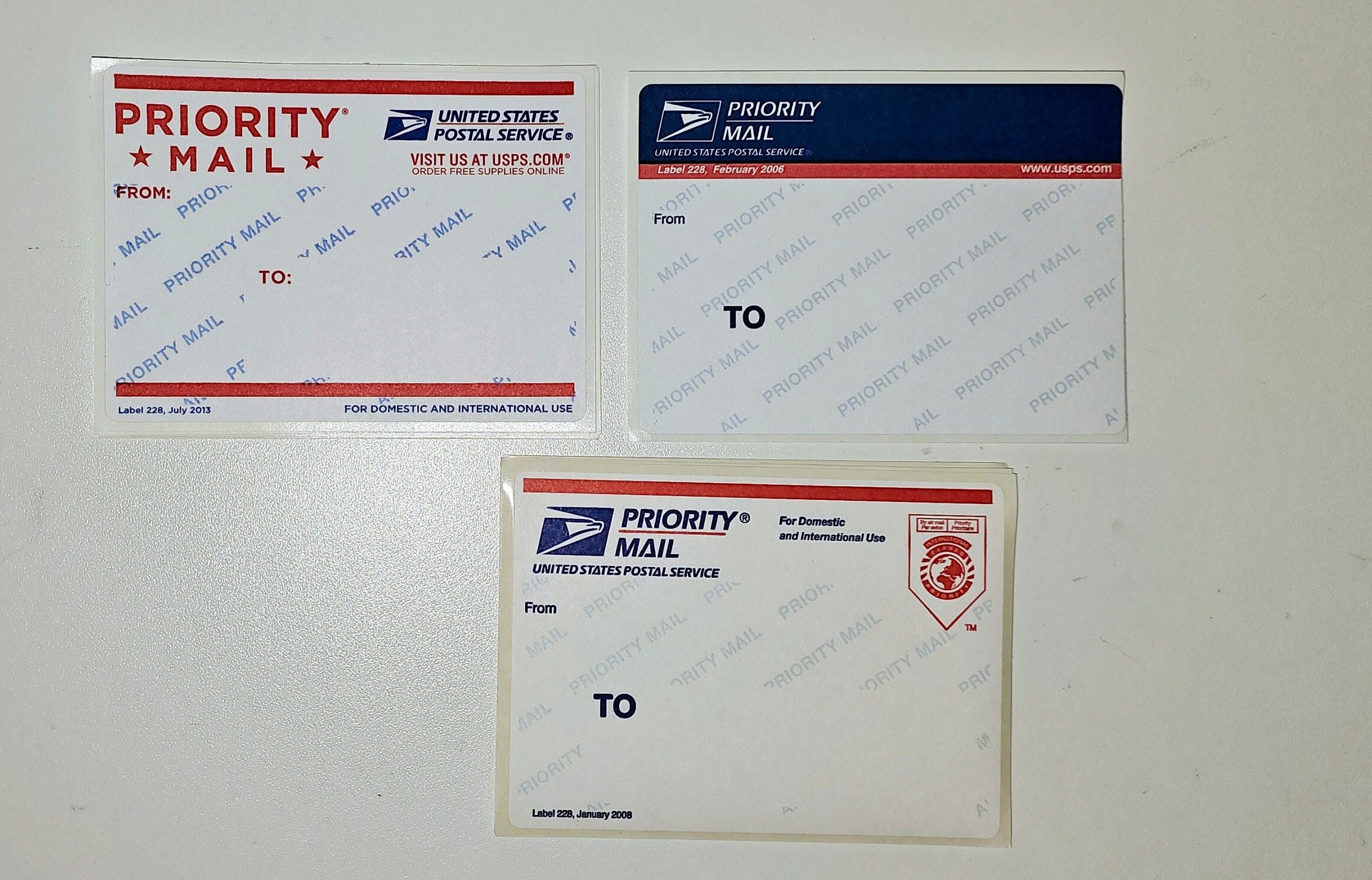 Variety Pack of Thirty 30 Blank Label 228 USPS Priority Mail Etsy
