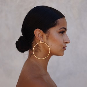 Hoop Earrings. Oversized Earrings, Geometric Earrings. Statement Earrings, Laka Luka Design &quot;The Knot&quot; Earrings, Summer Earrings, Gift