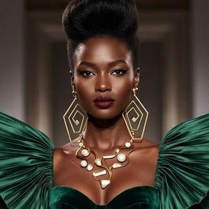 Oversized Greek Key Earrings, Gold Spiral Statement Jewelry, Ancient Greek Meander Dangle, Geometric Drop Earrings