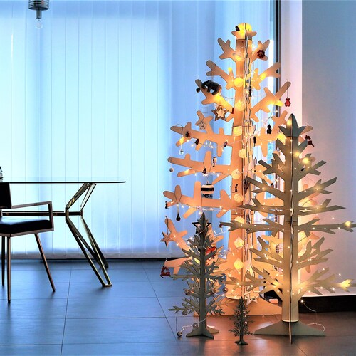 Eco Friendly Christmas Tree. Artificial Wooden Christmas Eco Etsy