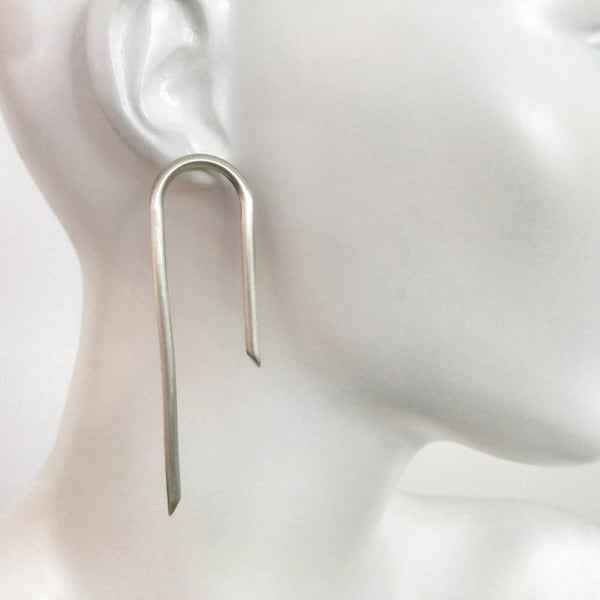 Statement Earrings. Linear Earrings. Oversized Earrings. Minimal Earrings. Laka Luka Origianl Design Earrings