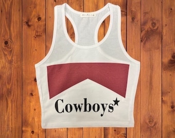 Cowboy tank crop top