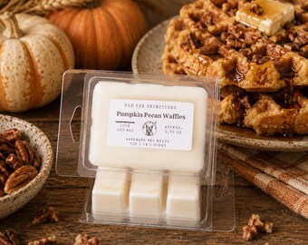 Pumpkin Pecan Waffles Scented Wax Melts: Fall Aroma, Set of 2