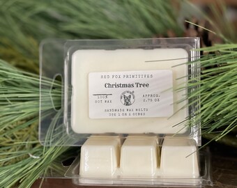 Christmas Tree Scented Soy Wax Melts - Set of 2
