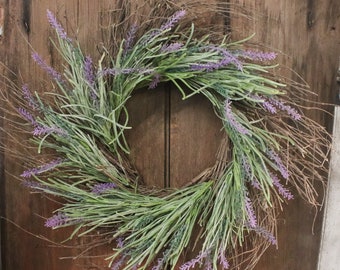 GIL 24 inch Lavender Herb Wreath GIL 24 inch Lavender Herb Wreath