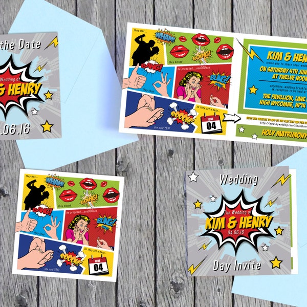 Comic Wedding - Etsy
