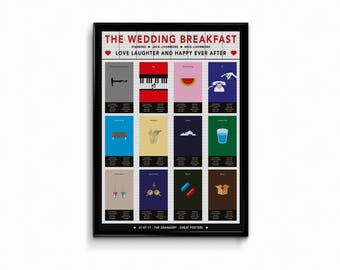 Movie Wedding  |  Table Plan, Table Cards and Place Cards [Printable - Digital Only]