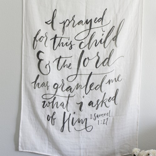 Swaddle Blanket Scripture Muslin Joshua Courageous Bible Etsy