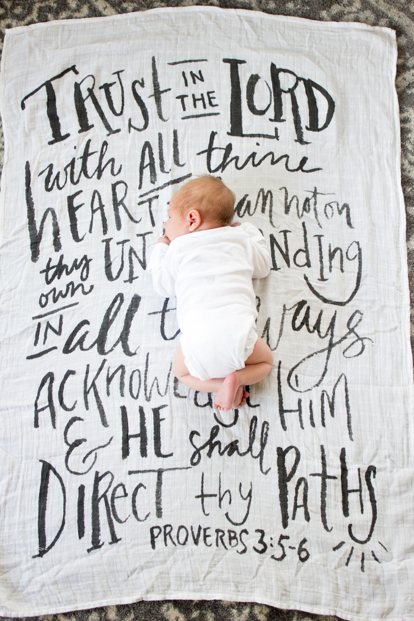 Swaddle blanket scripture muslin Joshua courageous Bible Etsy