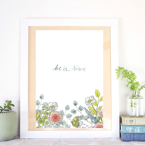 Easter Print Printable Scripture Resurrection Bible | Etsy