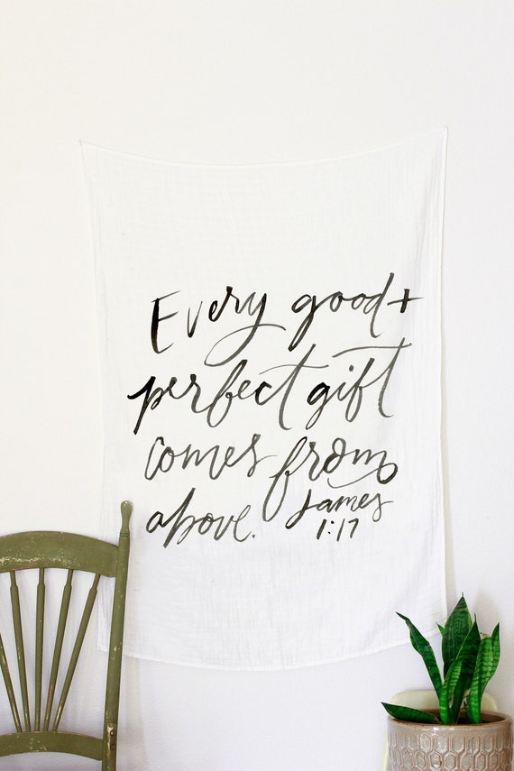 Bible verse swaddle blanket sale